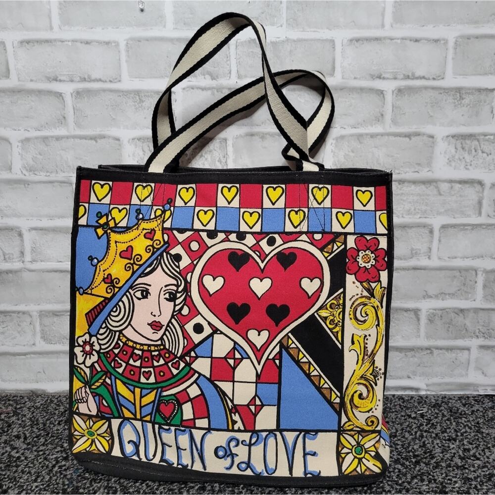 Brighton Queen of Love Limited Edition Tom Clancy design Canvas Art Tote Bag
